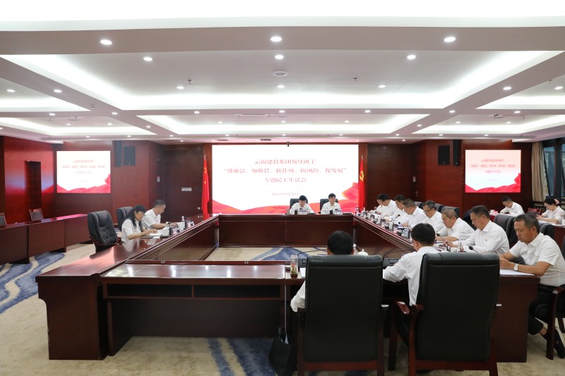 华体hui会体育领导班子召开“讲廉洁、知敬畏、转作风、防风险、促发展”专题民主生活会
