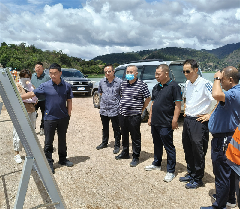 玉溪市人大常委会副主任孙金会调研茶尔山水库除险加固工程